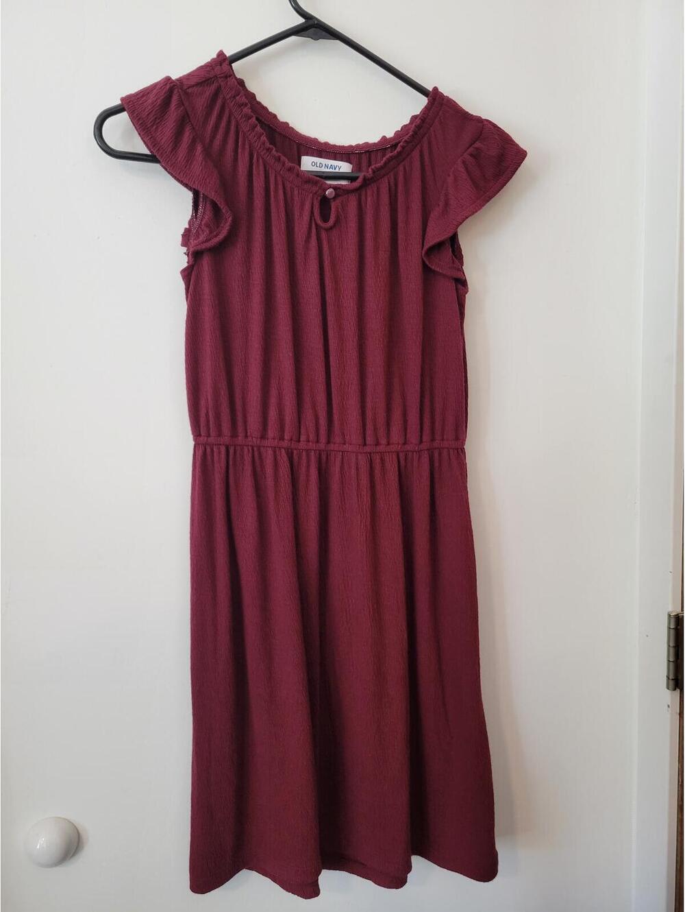 Old Navy Burgundy Dress
